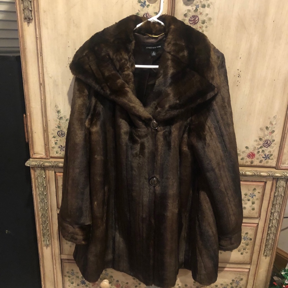 Luxurious Faux Fur Long Coat
